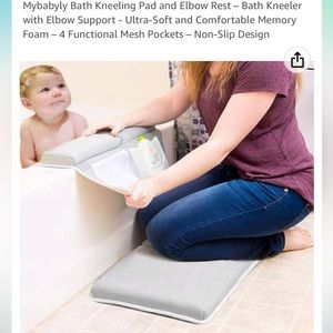 Never used bath kneeler and elbow mat